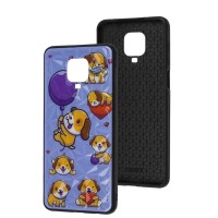 Чохол для Xiaomi Redmi Note 9s/9 Pro/Pro Max Wave Majesty happy dog/light purple