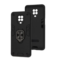 Чохол для Xiaomi Redmi Note 9s / 9 Pro Military Armor Ring black