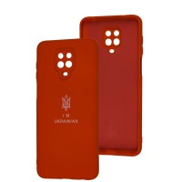 Чохол Xiaomi Redmi Note 9s/9 Pro Full Premium Тризуб червоний