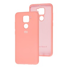 Чохол для Xiaomi Redmi Note 9 Silicone Full персиковий