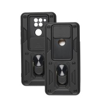Чохол для Xiaomi Redmi Note 9 Serge Ring Armor ударостійкий чорний