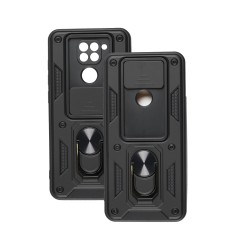 Чохол для Xiaomi Redmi Note 9 Serge Ring Armor ударостійкий чорний