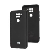 Чохол для Xiaomi Redmi Note 9 Silicone Full camera чорний