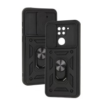 Чохол для Xiaomi Redmi Note 9 Serge Ring Armor Defence ударостійкий чорний