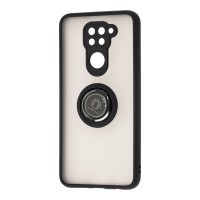 Чохол для Xiaomi Redmi Note 9 LikGus Edging Ring чорний