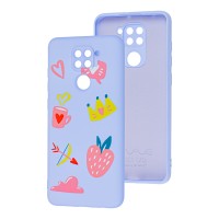 Чохол для Xiaomi Redmi Note 9 Wave Fancy lifestyle / light purple