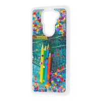 Чохол для Xiaomi Redmi Note 9 Блискучі вода New pencils
