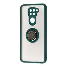 Чохол для Xiaomi Redmi Note 9 LikGus Edging Ring оливковий