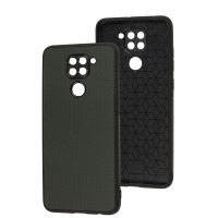 Чохол для Xiaomi Redmi Note 9 Graphite carbon forest green