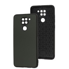 Чохол для Xiaomi Redmi Note 9 Graphite carbon forest green