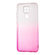 Чохол для Xiaomi Redmi Note 9 Gradient Design біло-рожевий