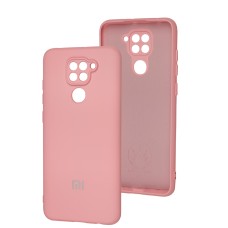 Чохол для Xiaomi Redmi Note 9 Silicone Full camera pink