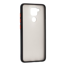 Чохол для Xiaomi Redmi Note 9 LikGus Maxshield чорний/червоний