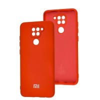 Чохол для Xiaomi Redmi Note 9 Silicone Full camera червоний