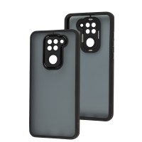 Чохол для Xiaomi Redmi Note 9 Luxury Metal Lens чорний