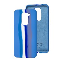 Чохол для Xiaomi Redmi Note 9 Wave Rainbow blue