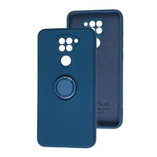 Чохол для Xiaomi Redmi Note 9 WAVE Color Ring синій