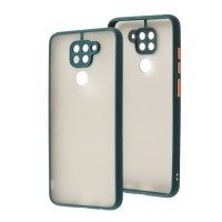 Чохол Xiaomi Redmi Note 9 LikGus Totu camera protect оливковий
