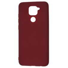 Чохол для Xiaomi Redmi Note 9 Candy бордовий