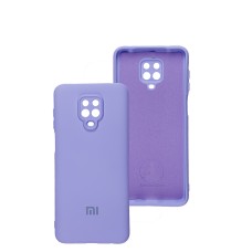Чохол для Xiaomi Redmi Note 9s / 9 Pro Silicone Full camera бузковий / dasheen