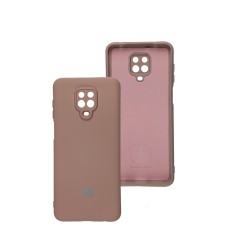 Чохол Xiaomi Redmi Note 9s / 9 Pro Silicone Full camera рожевий / pink sand