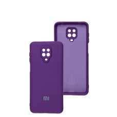 Чохол Xiaomi Redmi Note 9s / 9 Pro Silicone Full camera фіолетовий / purple