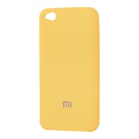 Чохол для Xiaomi Redmi Go Silky Soft Touch "жовтий"