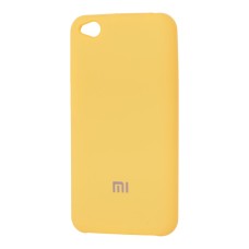 Чохол для Xiaomi Redmi Go Silky Soft Touch "жовтий"