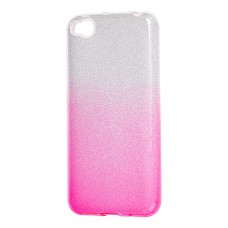 Чохол для Xiaomi Redmi Go Shining Glitter сріблясто-рожевий