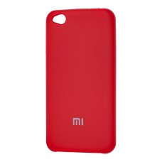 Чохол для Xiaomi Redmi Go Silky Soft Touch "темно-червоний"