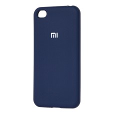 Чохол для Xiaomi Redmi Go Silicone Full темно-синій