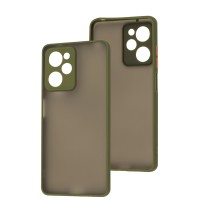 Чохол Xiaomi Poco X5 Pro LikGus Totu camera protect хакі