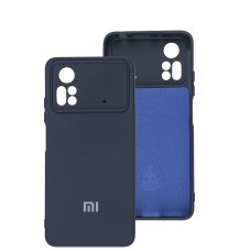 Чохол Xiaomi Poco X4 Pro 5G Silicone Full camera синій / midnight blue