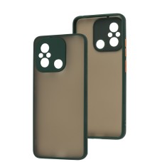 Чохол Xiaomi Redmi 12C / 11A LikGus Totu camera protect оливковий