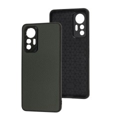 Чохол для Xiaomi 12 Lite Graphite carbon forest green
