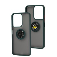 Чохол для Xiaomi Redmi 13C / Poco C65 LikGus Edging Ring оливковий
