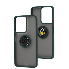 Чохол для Xiaomi Redmi 13C / Poco C65 LikGus Edging Ring оливковий