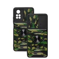 Чохол для Xiaomi Poco X4 Pro 5G Serge Ring Armor ударостійкий army green
