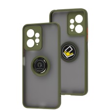 Чохол для Xiaomi Redmi Note 12 4G LikGus Edging Ring хакі