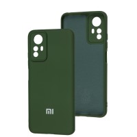 Чохол для Xiaomi Redmi Note 12S Silicone Full camera dark green