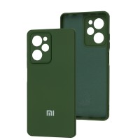 Чохол для Xiaomi Poco X5 Pro Silicone Full camera зелений / dark green