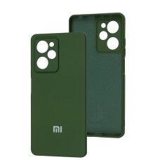 Чохол для Xiaomi Poco X5 Pro Silicone Full camera зелений / dark green