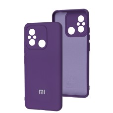 Чохол для Xiaomi Redmi 12C / 11A / Poco C55 Silicone Full camera purple