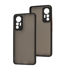 Чохол для Xiaomi 12 Lite LikGus Totu camera protect чорний/червоний