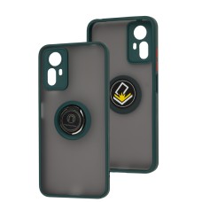 Чохол для Xiaomi Redmi Note 12S LikGus Edging Ring оливковий