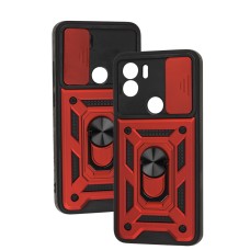 Чохол для Xiaomi Redmi A1+ / A2+ Serge Ring Armor ударостійкий червоний