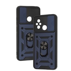 Чохол для Xiaomi Redmi 12C / 11A Serge Ring Armor ударостійкий синій