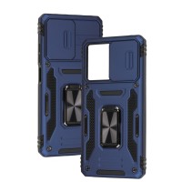Чохол для Xiaomi Poco X5 Pro Camshield Army Ring синій / navy