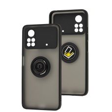 Чохол Xiaomi Poco X4 Pro 5G LikGus Edging Ring чорний