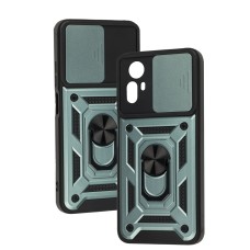 Чохол для Xiaomi Redmi Note 12S Serge Ring Armor ударостійкий зелений